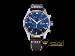 IWC0320 - 3777 Pilot Chrono SSLE Blue Le Petit V2 ZF A7750 - 08.jpg